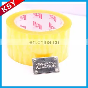 Popular Top Quality Metal Brand Logo Metalic Silver Thread Embroidery Label For Clothing thumbnail-2