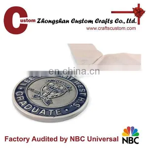 Promotion Cheap Custom Metal Sport Award Medals With Ribbon thumbnail-2
