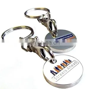 Metal Trolley Token With Enamel Design thumbnail-1