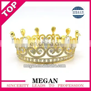 High Quality Rhinestone Crown Wedding Cake Topper Wedding Crown thumbnail-1