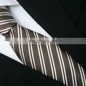 Factory Wholesale Stripe Slim Knitted Necktie thumbnail-2