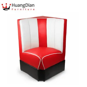 PU Leather Seating Restaurant Sofa Booth Dining Furniture (HD641) thumbnail-2