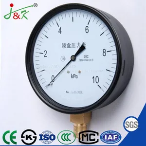 150mm Capsule Manometer Pressure Gauge With Stainless Steel thumbnail-1