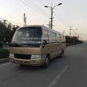 Cheap Price 2016 Used Toyota Coaster Bus With Diesel Engine and 30 Seats for Sale in Shanghai ,china thumbnail-1
