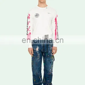 DiZNEW PAINTED POCKETS VINTAGE PAINT CARPENTER JEAN PANTS FOR BOYS thumbnail-6