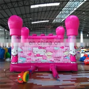 Cartoon Theme Hello Girl Kitty Inflatable Little Tikes Jumping House for Sale thumbnail-4