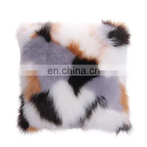 Hot Sale Soft Decor Faux Fur Pillow thumbnail-1