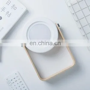 Wooden Handle Portable Retractable Folding LED Desk Lamp Charging USB Bedroom Bedside Reading Night Light thumbnail-5