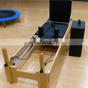 2020 Most Popular High Quality Balance Body Pilates Reformer Machine White Maple Wood Pilates Bed For Yoga thumbnail-2
