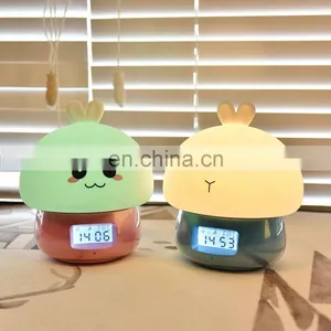 Colorful Changeable Night Light Table Lamp Alarm Clock Children Kids Digital Clock thumbnail-4