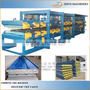 EPS/Rock Wool Composite Sandwich Panel Production Line thumbnail-2