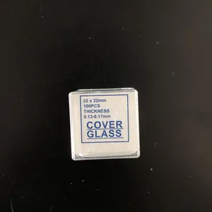 Microscope Cover Slips Glass 18*18 20*20 22*22 24*24 24*32 24*40 24*50 24*60 7201 Microscope Slides Cover Glass thumbnail-1