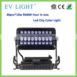High Efficiency IP65 Waterproof 36pcs*10w Rgbwa-uv 6 in 1 Led City Color Wash Light thumbnail-1