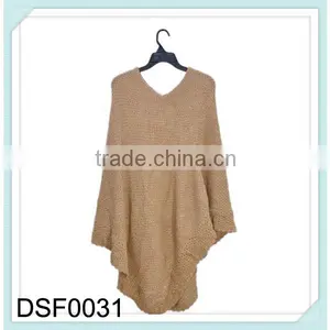 Wholesale Women Crochet Kint Poncho Pattern thumbnail-1