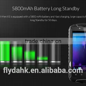 China Mobile 5.0 Inch MTK6582 1GB RAM Android 4.4.2 IP68 Waterproof Phone NO.1 X1 thumbnail-3