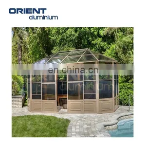Wholesale Greenhouse Aluminium Frame, Customization Poly Greenhouse Aluminum for Canada USA Market thumbnail-1
