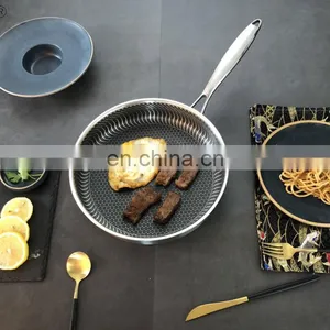 Household Omelette Frying Induction SS Deep Shape Non Stick Baking Cheese Round Cake Pan thumbnail-2