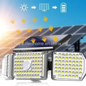 PIR Sensor Modern Solar Outdoor Wall Lights thumbnail-2