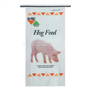 Biodegradable Multiwall Kraft Paper Bags 25kg 50kg Large Capacity Stable Performance thumbnail-1