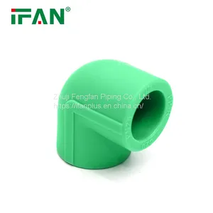 IFAN Hot Sale Green Plastic Fitting Plumbing Water Tube PPR Elbow Fittings thumbnail-2