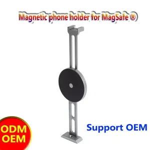 MagSafe Cell Phone Stand Iphone12,13,14,15 Magnetic Live Selfie Magnetic Lazy Desktop Video Head Tripod thumbnail-1