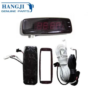 Bus Spare Parts ZK6127 H3742-00022 Original Parts Date and Time Black Edge Bus Electronic Clock thumbnail-1