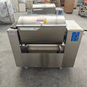 Commercial Large Capacity Multifunctional Stainless Steel Flour and Dough Mixer Silent Vertical Pizza Mill thumbnail-1
