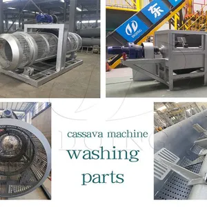 Fufu Making Machine Cassava to Fufu Processing Line With Cassava Peeler, Grater, Presser, Dryer thumbnail-1