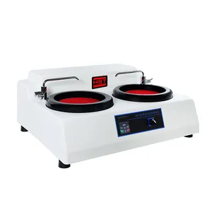 Factory Price HST-MP2 Two Disc Manual Grinding and Polishing Testing Equipment Machine for Lab thumbnail-2