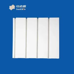 PVC Slatwall Panels Display Grid Slat Wall Panel for Store Display Accessories Slatwall Display thumbnail-3
