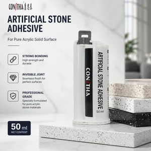 CONSTHA 50ML Solid Surface Adhesive For Corian Counter Top thumbnail-3