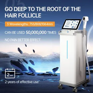 Portable 808nm Diode Laser Machine for Home Use Hair Removal Epilator Device thumbnail-2