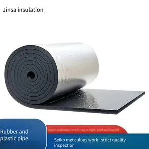 Jinsa Heat-insulating and Thermal-insulating Black Rubber and Plastic Insulation Pipes, Fireproof and Flame-retardant, Wholesale Manufacturer thumbnail-2