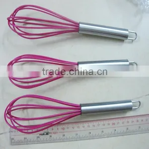 In Stock Hot-selling Cheap Kitchen Egg Whisks 6inch Hand Egg Beater Mixing Silicone Egg Whisk Manual Egg Beater 47G thumbnail-1