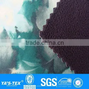 Waterproof Polar Fleece Laminated 4 Way Stretch Printing Fabric Wholesale thumbnail-1