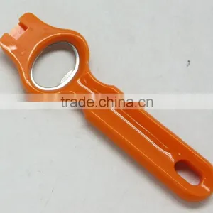 PROMOTIONAL PLASTIC + STAINLESS STEEL CAN OPENER, SMALL BOTTLE OPENER thumbnail-1