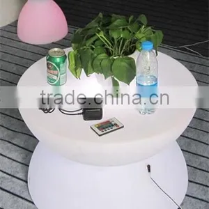 PE Plastic Bar Table With LED Lights and Remote 6040E thumbnail-2