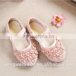 Cute Princess Wholesale Girls Shoes Sweet Girl Flower High Heel Flower Shoes thumbnail-2