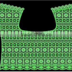Top Quality Chemical Neck Design of Salwar Suits Big Collar Lace thumbnail-1