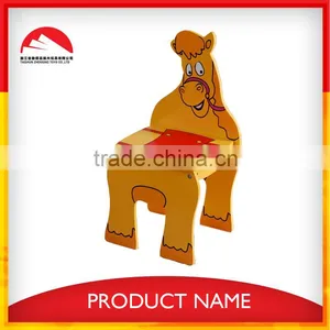 Kindergarten Wooden Cartoon Horse Shaped Chair thumbnail-1