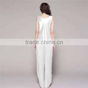 High Grade Female's Long Classic 100% Silk Pajama In 19mm thumbnail-5