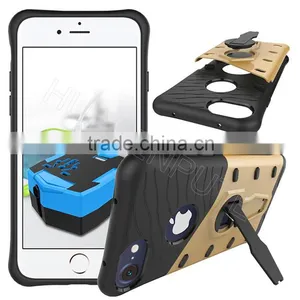 Shock Proof Plastic Hybrid and TPU Case Cover Kickstand Phone Case Armour Phone Case For Apple IPhone 7 thumbnail-6