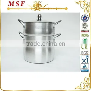 3003 Aluminum Couscous Cookware Pot With Stainless Steel Handle MSF 6374 thumbnail-1