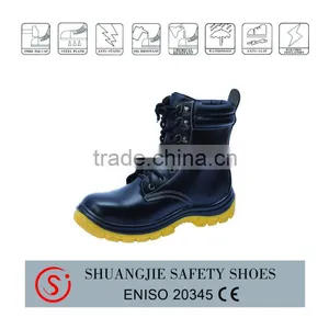 PU Injected Safety Work Boots Leather Safety Shoes 9883-3 thumbnail-1