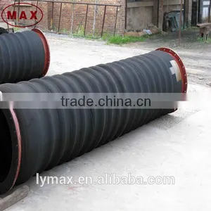 Flanged Nipple Type Discharge Rubber Hose for Transportation of Slurry thumbnail-1