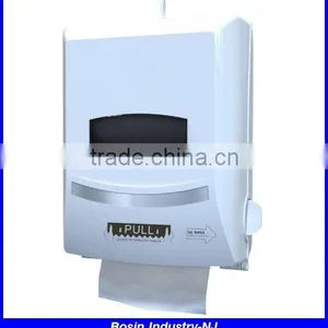 NJ-CD-8588B New Design Wall Mounted Black Auto Cut Tissue Dispenser thumbnail-2