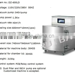 Big Capacity Automatic Table Top Vacuum Packer Factory thumbnail-2