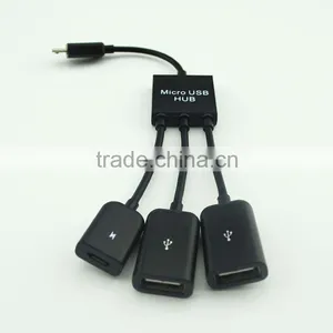 High Quality High Speed 3 in 1micro Usb Ptg Cable for Mobile Phone thumbnail-6