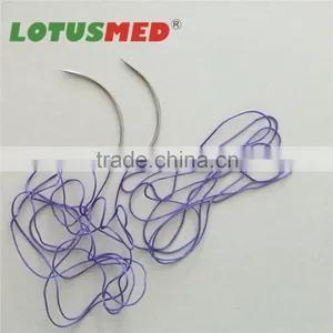 High Quality Medical Surgical Absorbable Suture With Needle CE ISO Approved thumbnail-1