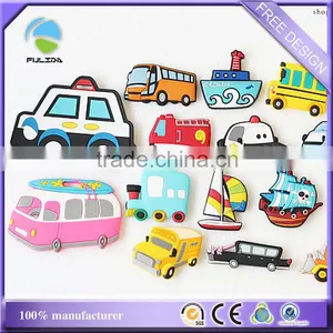 Transport Vehicle Transportation Means Plastic Rubber Fridge Magnet thumbnail-1
